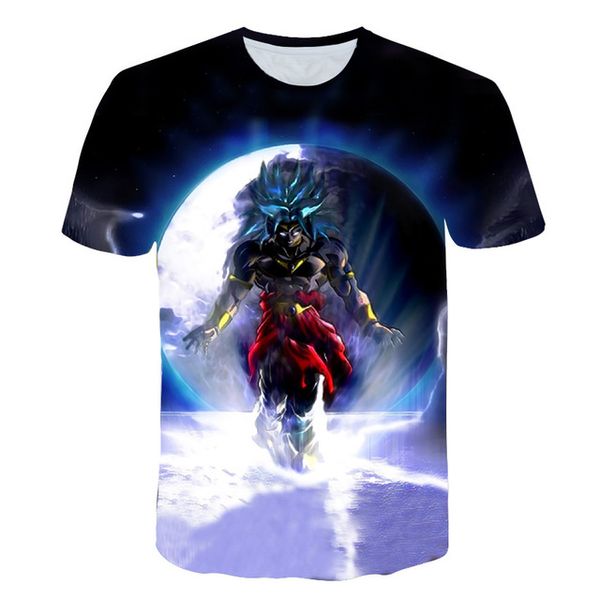 

new anime cool wukong street trend selling 3d print shirts hippie comics funny men clothing