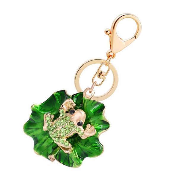 

1pc creative durable adorable frog key chain key chain pendant ring for leisure daily use school work, Silver