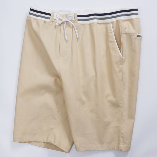 

summer thin linen cotton five-point and shorts casual shorts men's loose large size trendy fat man plus fat plus size pants b0kqd, Blue