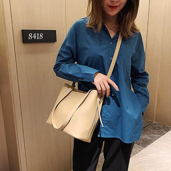 

женщины кожаные сумки женский повседневный большой емкости плеча посыльного сумка женская big vintage тотализаторов топ-ручка сумки