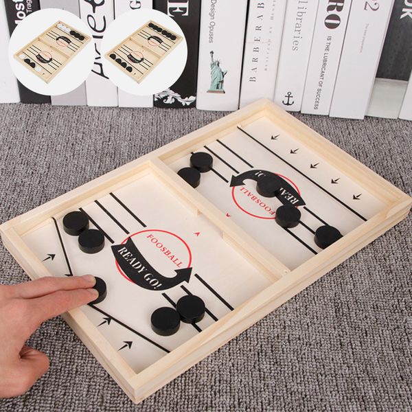 

wooden foosball winner portable slingpuck board game parent-child interactive chess deskice hockey for kid birthday gifts