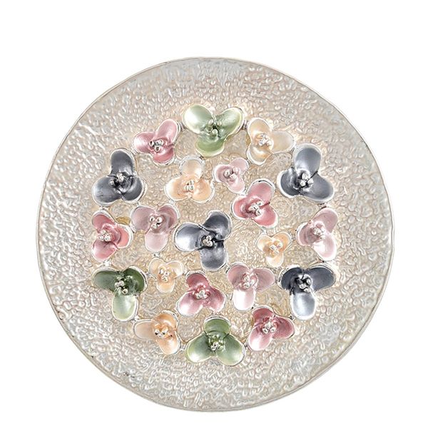 

brooch of fashion magnetic button blue vintage brooch for man designer luxury charm zinc alloy round brooch bouquet for women, Gray