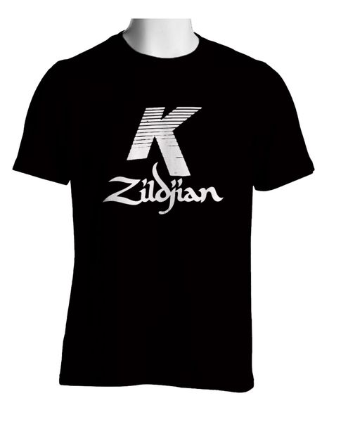 

zildjian k percussion drums cymbal logo black t-shirt mens tshirt s to 3xl