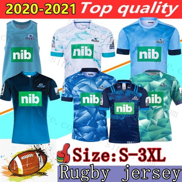 

mens 2020 blues super rugby jersey training jerseys national rugby league singlet shirts size s-3xl shirt zealand blues performance tee, Black;gray