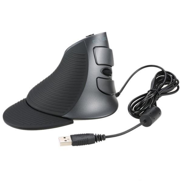 

delux m618 wired ergonomic vertical mouse usb vertical optical mouse for pc lapcomputer
