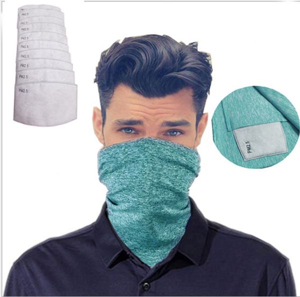 

scarves mask filter kdis pm2.5 magic outdoor face scarf turban neck sun protective cycling bandanas mask without filter ljja40741