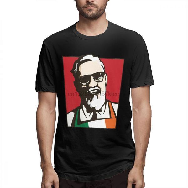 

cartoon design conor mcgregor t shirt men leisure unique for man graphic t-shirt 100% cotton new arrival