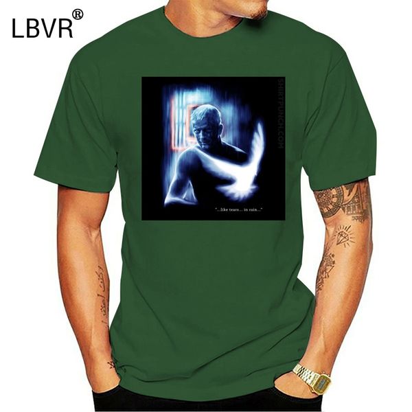 

blade runner rutger hauer roy batty like tear in rain epic scene black t-shirt