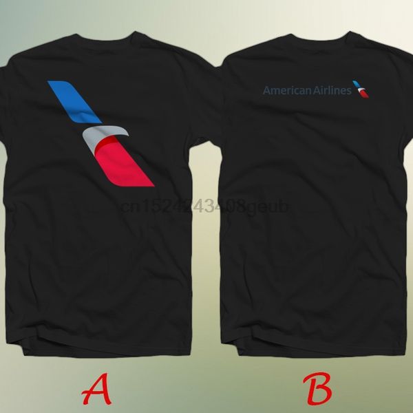 

american airlines сша airways новая футболка хлопок 100%