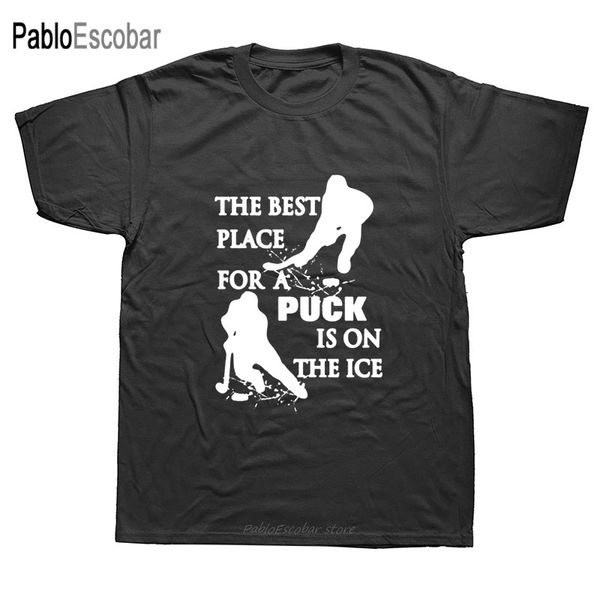 

funny ice hockeyer t shirts men summer cotton harajuku short sleeve o neck streetwear black t-shirt