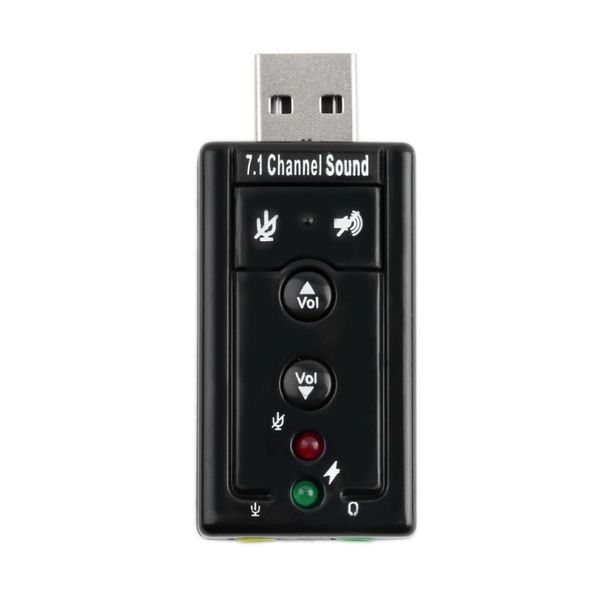 

jp209-b cm108 mini usb 2.0 3d external 7.1 channel sound virtual 12mbps audio sound card adapter high quality