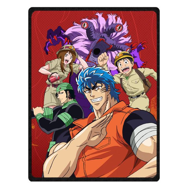 

blankets toriko print super soft manta coral flannel blanket bed plane travel throw baby kids sheet