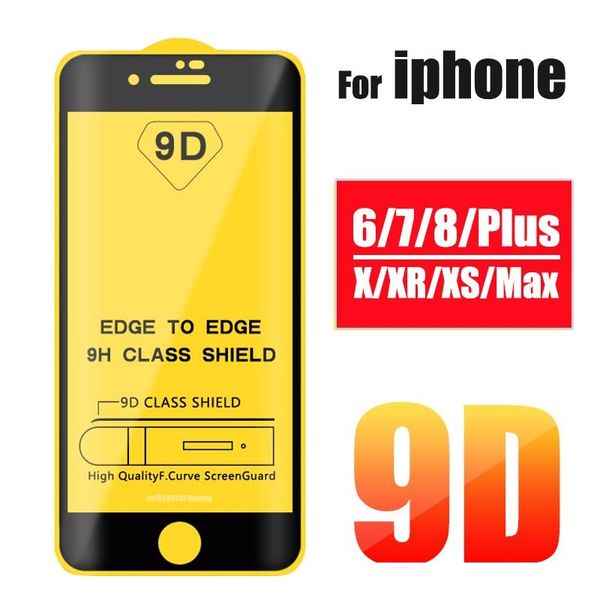 

tempered glass for iphone 11 pro max se 2020 full cover 9d screen protector for iphone xs xr max 6plus 7plus 8plus for iphone 8 7 6 6s