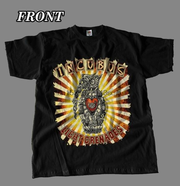 

new t-shirt incubus light grenades dtg printed tee- s- 7xl