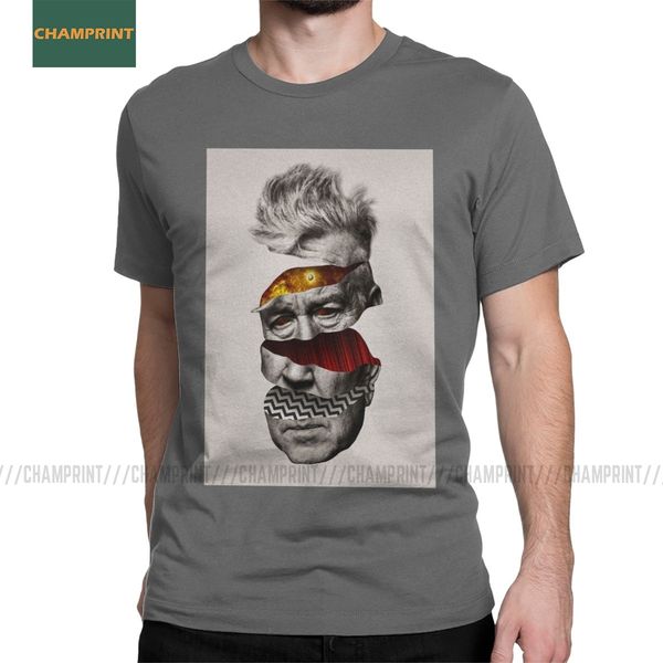 

men david lynch twin peaks t shirts film movie directed director 100% cotton clothes vintage short sleeve tees summer t-shirt