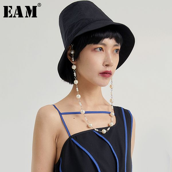 

eam] женщины black pearl split совместные рыбаки hat новый раунд купол темперамент мода tide все матча весна лето 2020 1u610