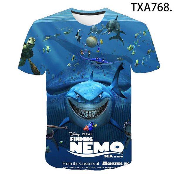 

movie finding nemo 3d boy girl printed cool 3d print shirts graphic oversized horror men clothing