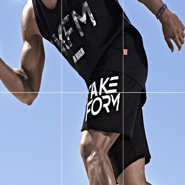 

производители прямых продаж men summer new style trend muscle fitness training шорты повседневные виды спорта бег упражнение дышащий, Black;blue