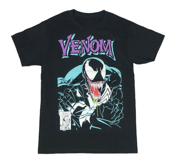 

venom portrait logo spider man mens t shirt s-2xl funny tee shirt