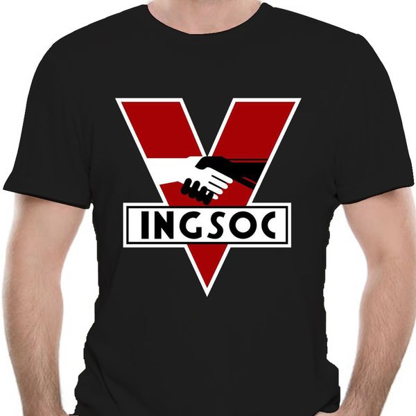 

mens 1984 ingsoc george orwell t shirt big brother distressed design bladerunner cool casual pride t shirt men sbz1437