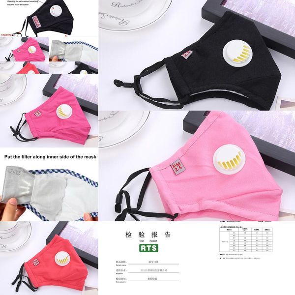

selling masks with reusable cotton face breath valve pm2.5 mouth mask anti-dust j3r3 tigq1