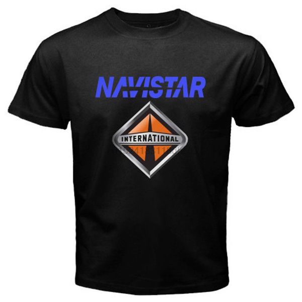 

new navistar international trucks logo men black t-shirt size s-3xl