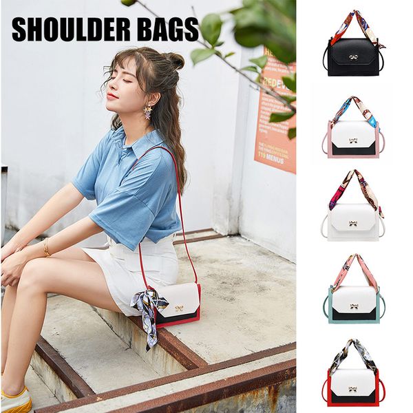 

women bowknot crossbody bag scarves handle handbags small shoulder messenger bag new