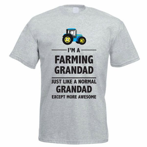 

2019 fashion casual men t-shirt funny farmer t-shirt - i'm a farming grandad - tractor / farming gift idea