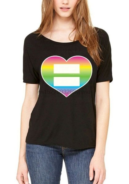 

равенство сердце женщины громоздкая t-shirt gay pride равноправие lgbtq любовь