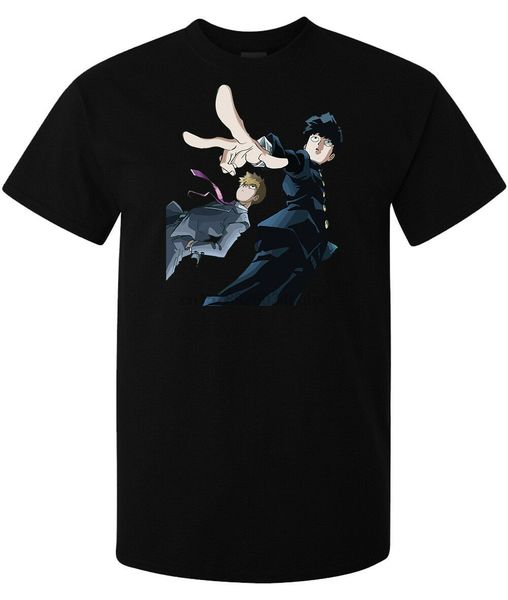 

mob psycho 100 mob and arataka reigen mens (womans available) t shirt black