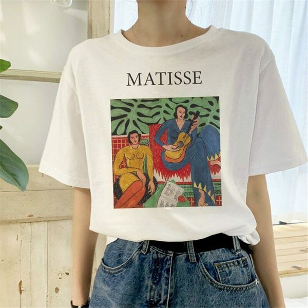 

matisse summer women t-shirt funny short sleeve tee art print t-shirt new customize tee shirt