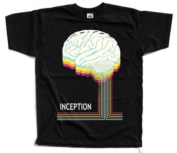 

inception movie poster t shirt black all sizes s to 4xl