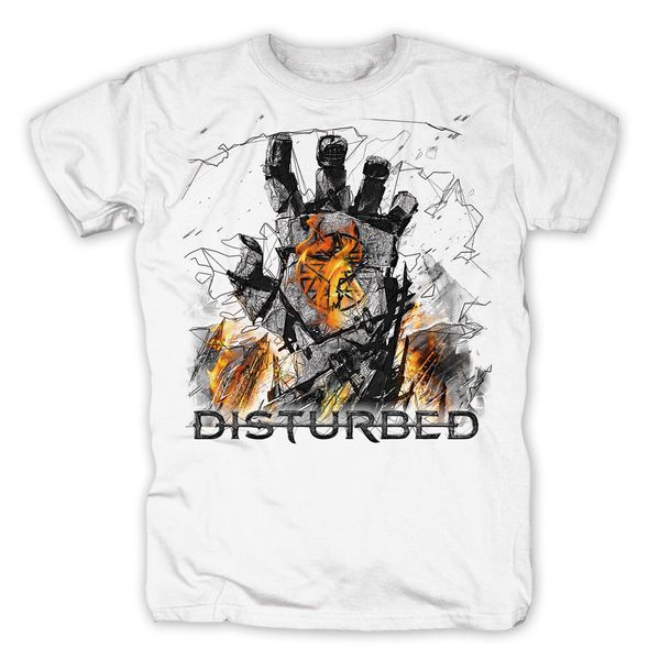 

disturbed - smolder - official mens t shirt stranger things print t-shirt original homme funny