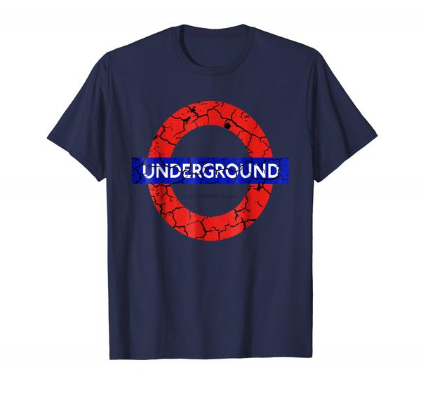 

2020 fashion men t shirt london metro uk underground distressed shirt