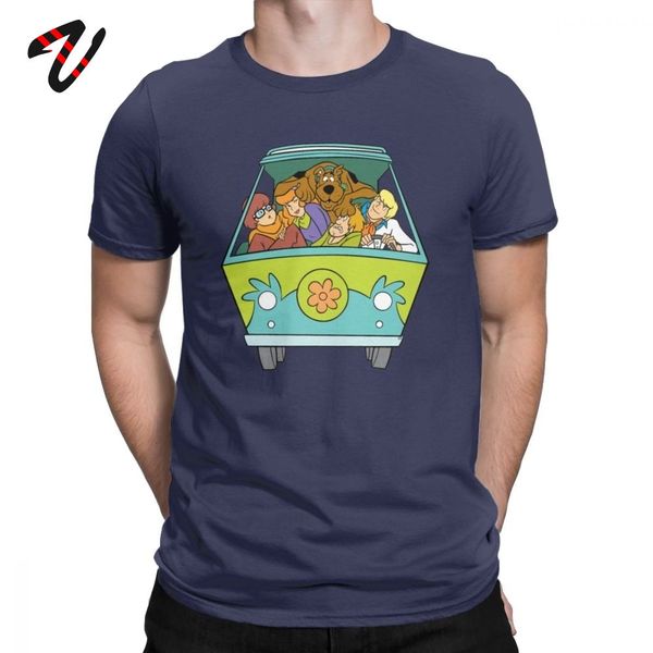 

scooby doo футболки для мужчин мода 100% хлопок тройники с коротким рукавом slim fit t shirt лучший отец день tshirt топ идея подарка одежда