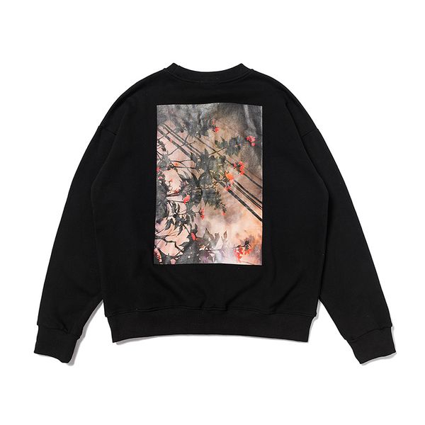 

fear of god sweater essentials flowers plants fog sweatshirt kids youth men women sweatshirts justin bieber kendrick lamar sweaters boy girl, Black