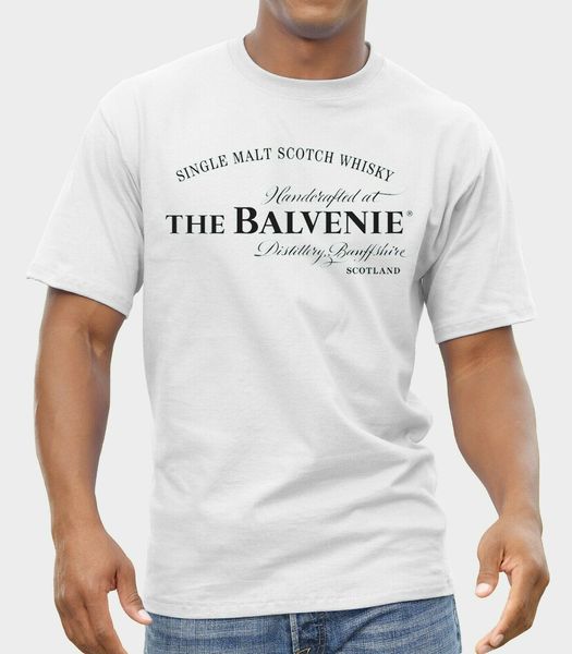 

balvenie single malt whisky drinks t-shirt men shirt grey white s-xxl- show original title short sleeve tee shirt ing