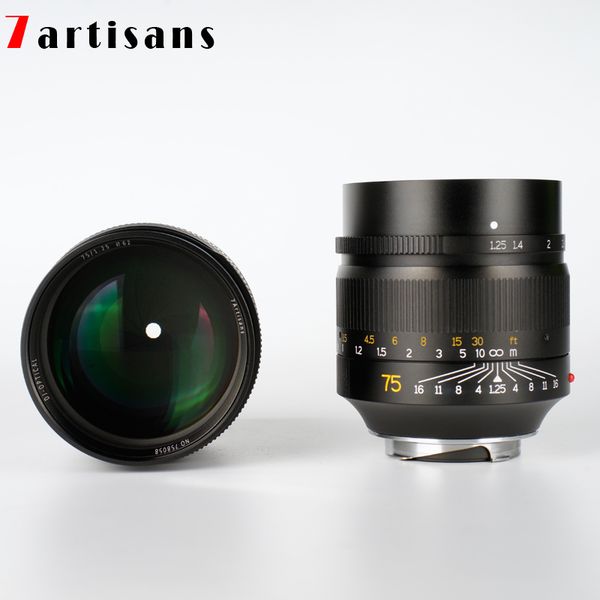 

other cctv cameras 7artisans 75mm f1.25 portrait lens leica m-mount for camera m-m m240 m3 m5 m6 m7 m8 m9 m9p m10