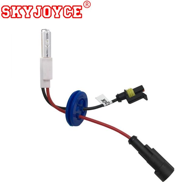 

skyjoyce 2x hid xenon bulb for 2.8'' 3'' hid projector lens bulb xenon lamp 35w 4300k 6000k 8000k for auto projector