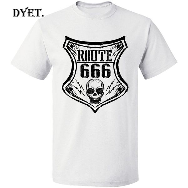 

route 666 логотип классический vintage смешные biker s-5xl футболка бесплатная доставка печати тенниска краткости лета мультфильм хип-хоп ру