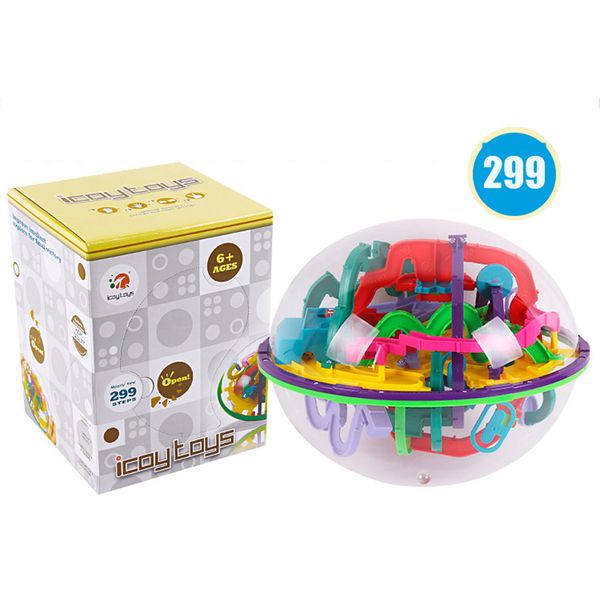 

299 level 3d magic maze ball puzles perplexus magical intellect ball educational toys marble puzzle game iq balance toy y200317