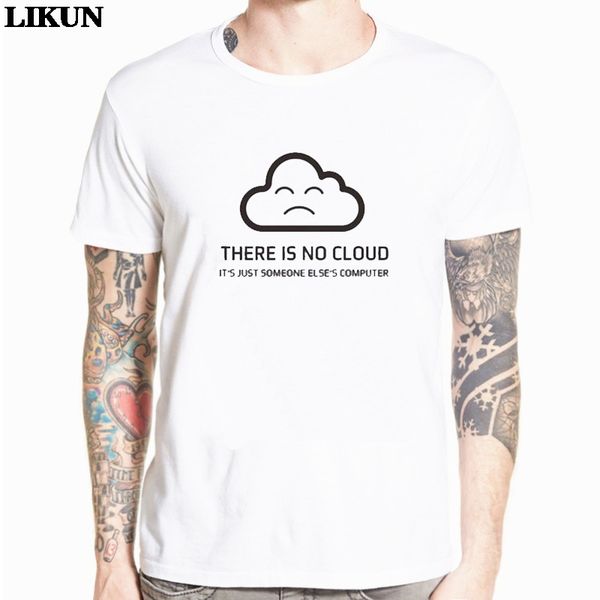 

new 2019 there is no cloud it is just someone else's computer t shirt short sleeve modal heisenberg t-shirt boy custom
