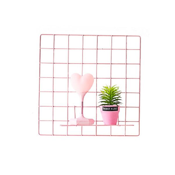 

multi-function metal mesh grid panel decorations p wall art display 35x35cm