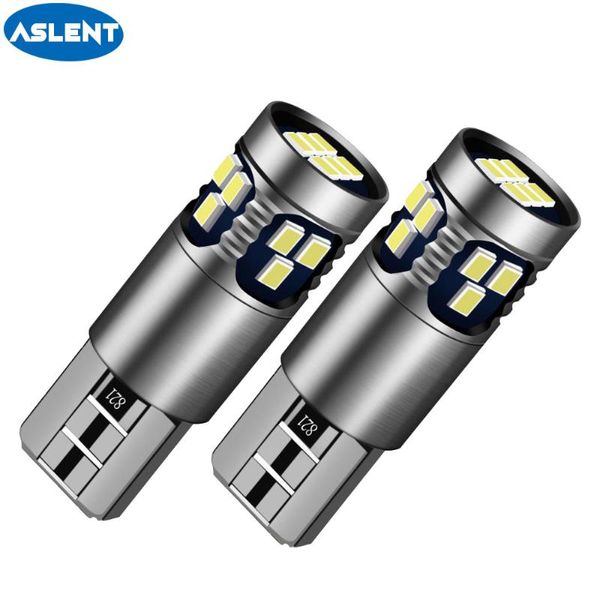 

aslent 2pcs t10 w5w 194 168 led bulbs 3030 2smd car accessories clearance lights reading lamp auto light 12v white red yellow