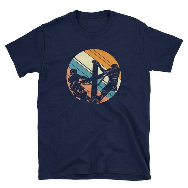 

vintage style lineman футболка питание lineman подарки нового 2020 хлопок с коротким рукавом хлопок ретро печатью street охладить tops рубаш