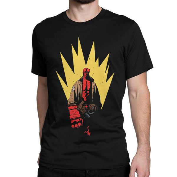 

hellboy graphic t-shirt premium cotton tee men's all sizes casual print fashion tee shirt