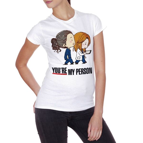 

cuc t-shirt you are my person-grey anatomy meredith derek tv pompey
