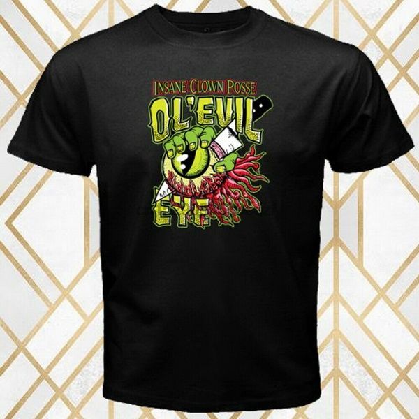 

hip insane clown posse olevil eye hop альбом мужчины черная футболка размер s - 3xl высокого качества повседневный печати tee shirt