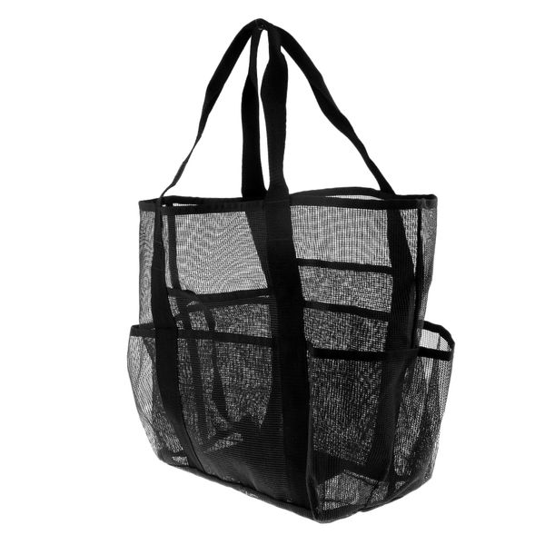 

mesh beach pool wash tote bag market grocery picnic oversized pocket storage