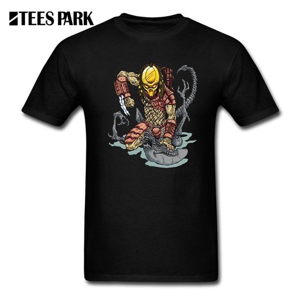 

concert t shirts aliens vs predator men designe t-shirts men's round collar tee shirt short sleeve youth design